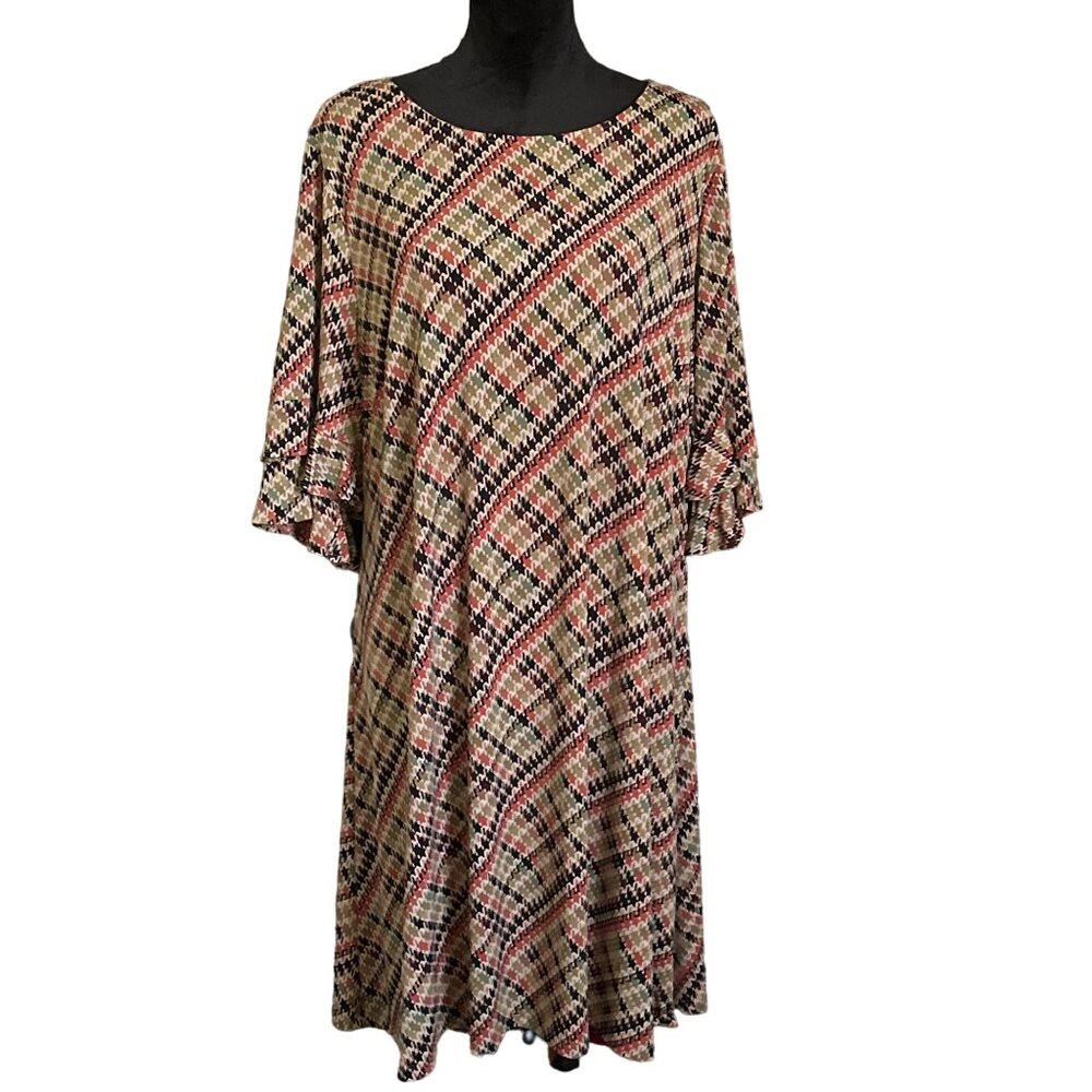💖Ronni Nicole dress with exposed gold zipper flurry sleeves size 2X